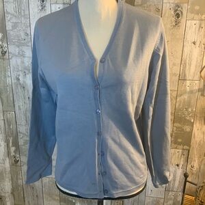 Pendleton Smokey blue sweater cardigan. Size L